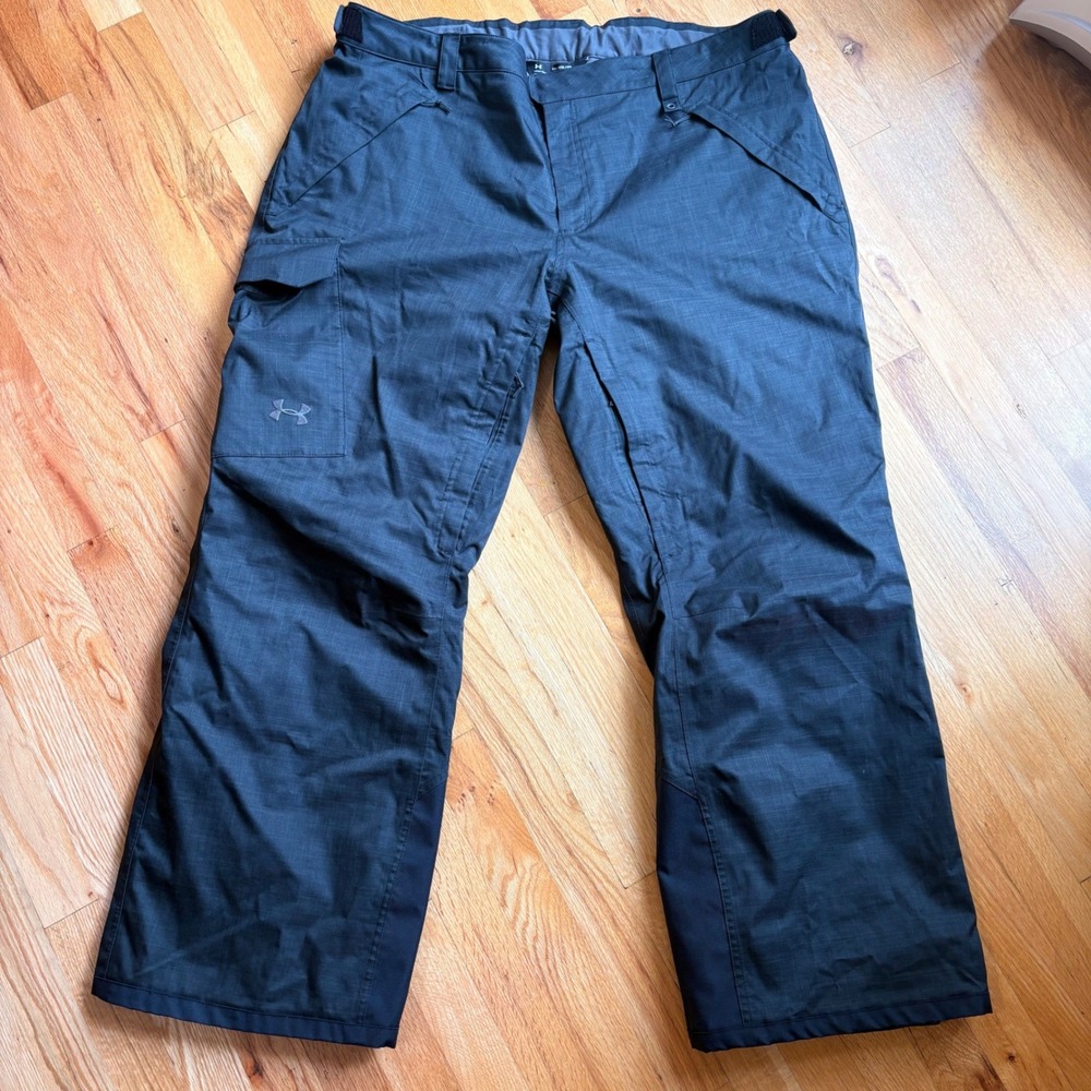 Under Armour Mens PrimaLoft Insulated Ski Snow Pants Gray XXL 1315986 FW 2018